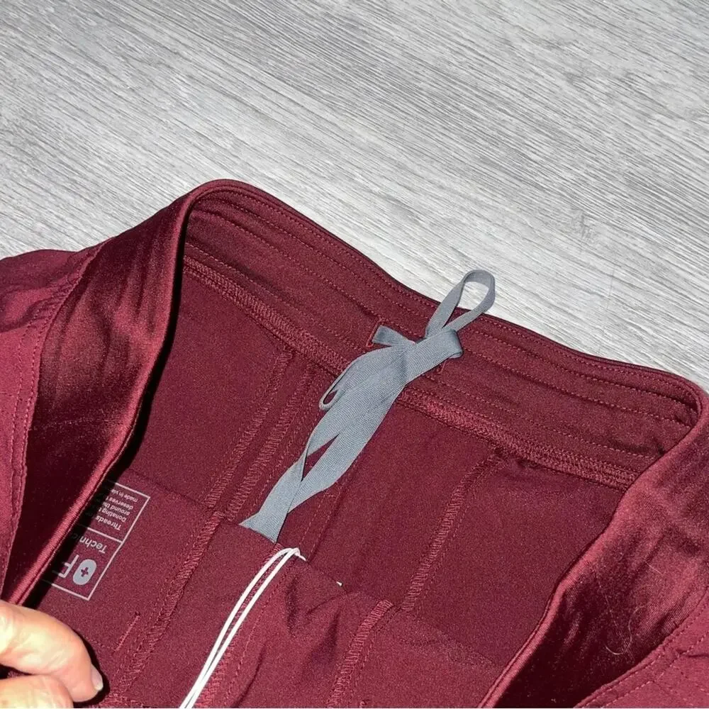 FIGS Technical Collection Axim Scrub Pants Size M Men's Red Nurse Medical T2001